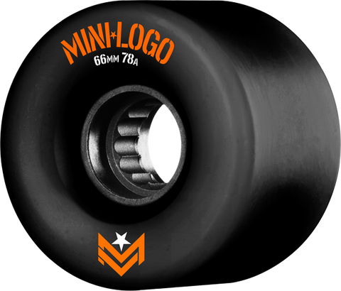 MINI LOGO A-CUT 66mm 78a BLACK A.W.O.L. ppp