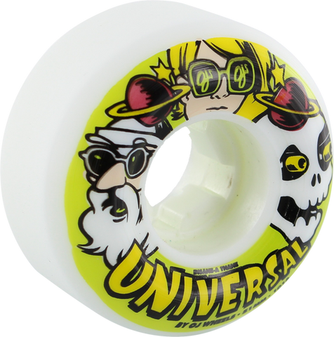 OJ WHEELS INSANEATHANE UNIVERSAL 51mm 101a WHT/LIME/YEL