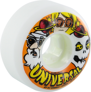 OJ WHEELS INSANEATHANE UNIVERSAL 55mm 101a WHT/ORG/YEL