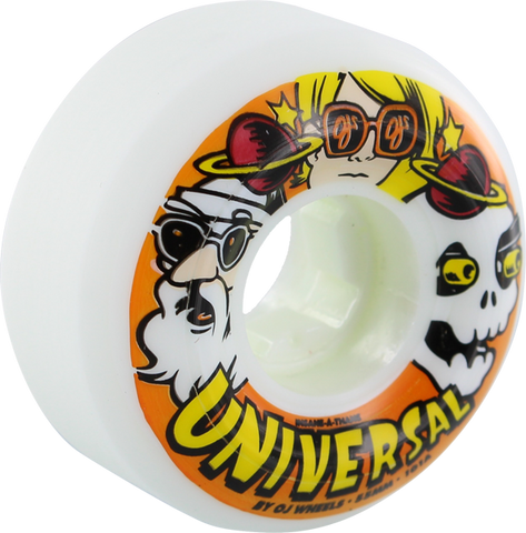 OJ WHEELS INSANEATHANE UNIVERSAL 55mm 101a WHT/ORG/YEL