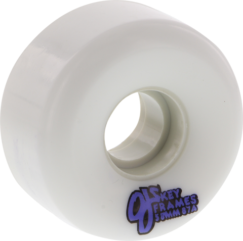 OJ WHEELS KEYFRAME PLAIN JANE 58mm 87a WHITE W/PUR