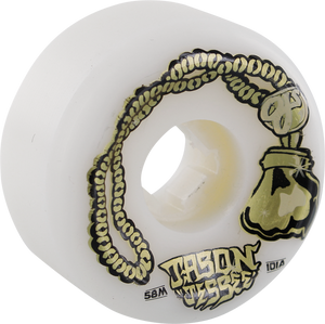 OJ WHEELS JESSEE GOLD CHAIN 58mm 101a WHITE