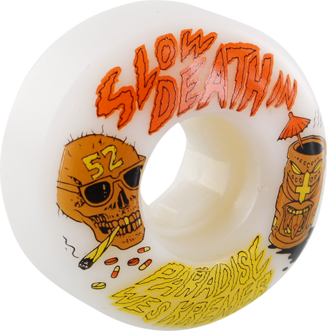 OJ WHEELS KREMER SLOW DEATH 52mm 101a WHITE