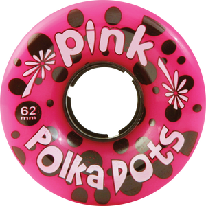 PINK POLKA DOTS 62mm 96a PINK