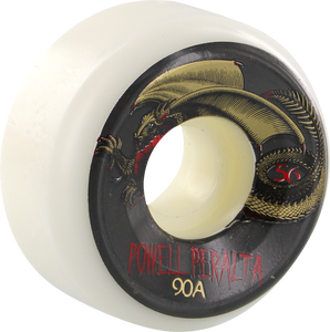 PWL/P OVAL DRAGON 3 56mm 90a WHT/BLK/YEL