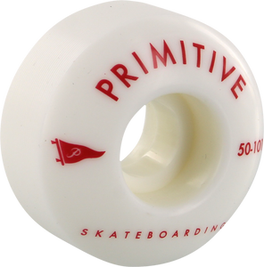 PRIMITIVE SKATEBOARD ARCH 50mm 101a WHT/RED