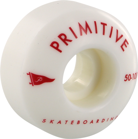 PRIMITIVE SKATEBOARD ARCH 50mm 101a WHT/RED