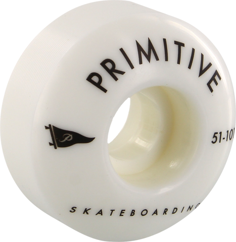 PRIMITIVE SKATEBOARD ARCH 51mm 101a WHT/BLK