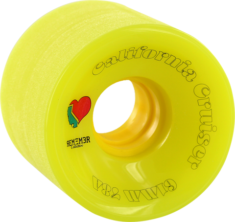 REMEMBER CALIFORNIA CRUISER 61mm 78a NEON GRN/YEL