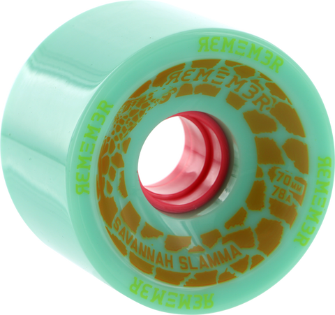 REMEMBER SAVANNAH SLAMMA 70mm 78a SEAFOAM