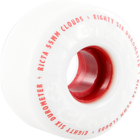 RICTA CLOUDS WHT/RED 55mm 86a