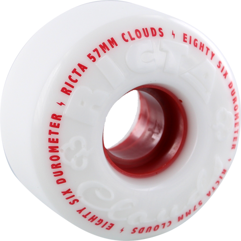 RICTA CLOUDS WHT/RED 57mm 86a