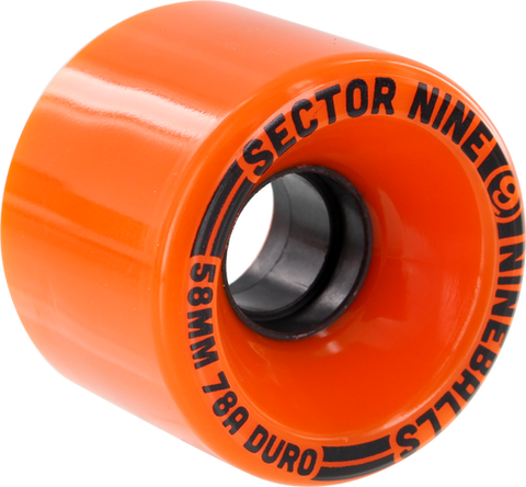 SEC9 9 BALL 58mm 78a SOLID ORANGE