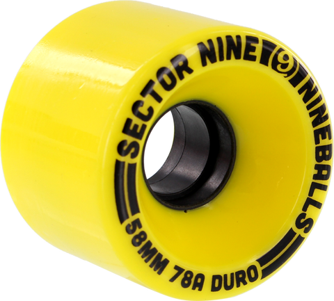 SEC9 9 BALL 58mm 78a SOLID YELLOW