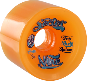 SEC9 9BALL TOPSHELF SLALOM 69mm ORG/BLU 78a