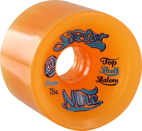 SEC9 9BALL TOPSHELF SLALOM 69mm ORG/BLU 78a