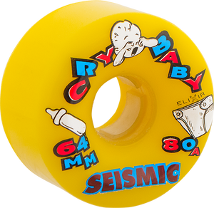 SEISMIC CRY BABY 64mm 80a YELLOW