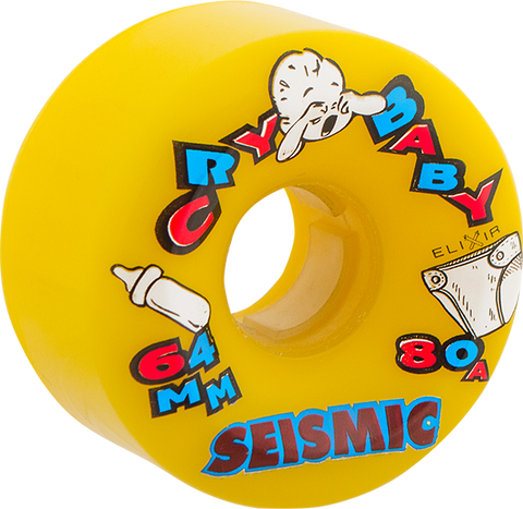 SEISMIC CRY BABY 64mm 80a YELLOW