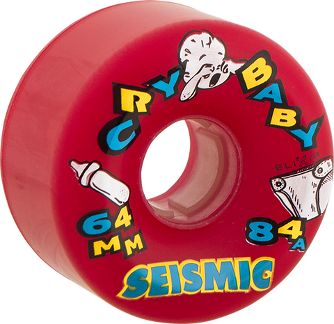 SEISMIC CRY BABY 64mm 84a RED