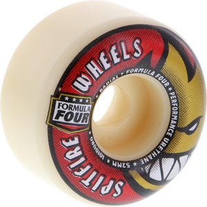 SPITFIRE F4 101a RADIALS 52mm WHT W/RED/GOLD