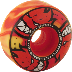 SPITFIRE F4 99a CLASSIC 52mm AFTERBURNER PINK/YEL