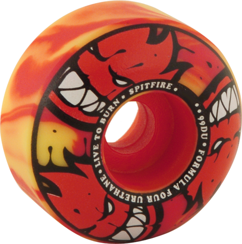 SPITFIRE F4 99a CLASSIC 52mm AFTERBURNER PINK/YEL