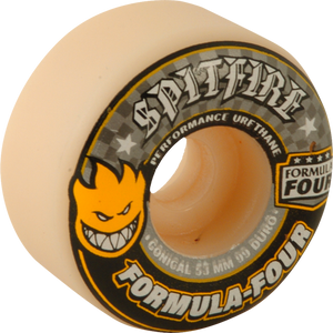 SF FORMULA 4 99a CONICAL 53mm WHT W/YEL & BLK