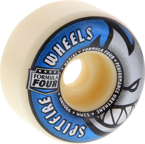 SF FORMULA 4 99a RADIAL 52mm WHT W/BLU/SIL