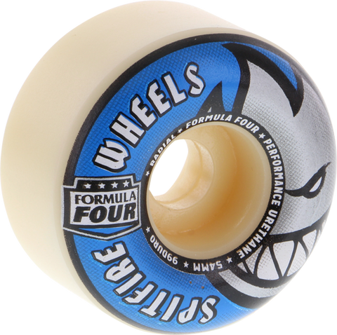 SPITFIRE F4 99a RADIAL 54mm WHT W/BLU/SIL