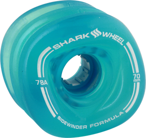 SHARK WHEELS SIDEWINDER 70mm 78a TRANS.BLUE