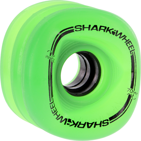 SHARK WHEELS SIDEWINDER 70mm 78a TRANS.GREEN