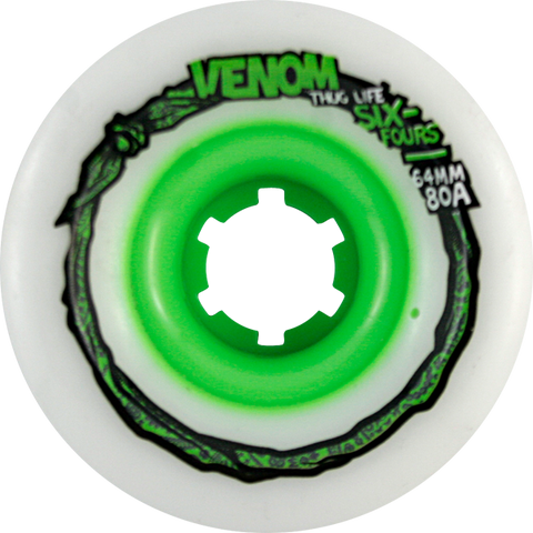 VENOM TWEAKER THUG LIFE 64mm 80a WHT/GRN