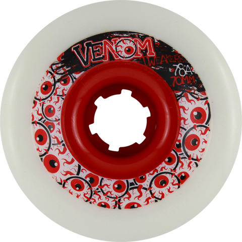 VENOM TWEAKERS 70mm 78a WHT/RED