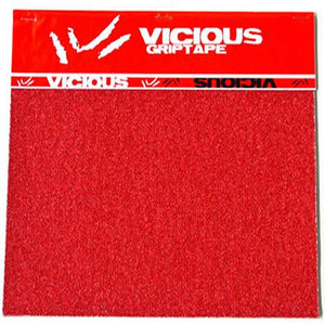 Vicious Grip Tape: Coarse RED 4 Pack