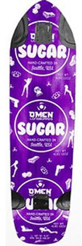 Omen Longboards Deck: Sugar 39 Purple Boards- Edge Boardshop