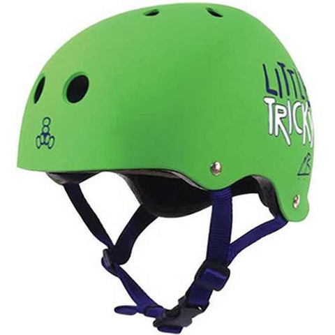 Triple 8 Helmet: Little Tricky CPSC Youth EDGE Green