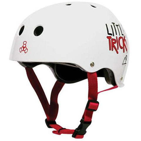 Triple 8 Helmet: Little Tricky CPSC Youth White