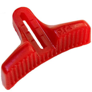 Riptide Footstop: IN-Side Concave Red Foot Stops- Edge Boardshop