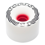 Cult Longboard Wheels: Cult Centrifuge 71mm 85a White Wheels- Edge Boardshop