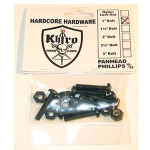 Khiro Hardware: Truck Mount Panhead Bolts 8 Pack Hardware- Edge Boardshop