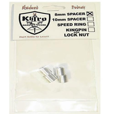 Khiro Hardware:  Bearing Spacers 4 Pack Bearing Spacers- Edge Boardshop