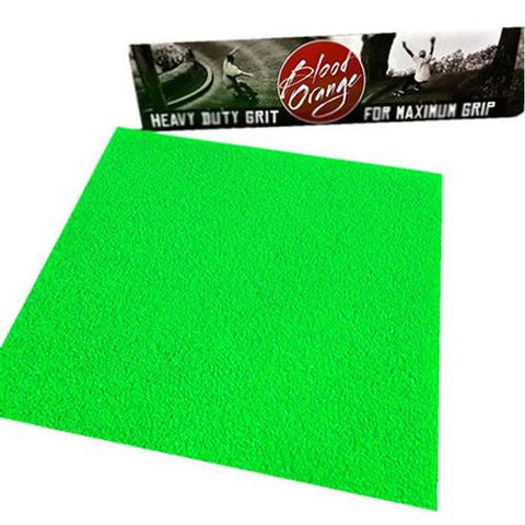 Blood Orange Grip Tape: Course Grip Tape Neon Green 4 Pack Grip Tape- Edge Boardshop