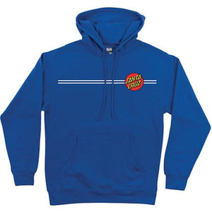 Santa Cruz Sweatshirt: Classic Dot Hoody Blue Sweatshirts- Edge Boardshop