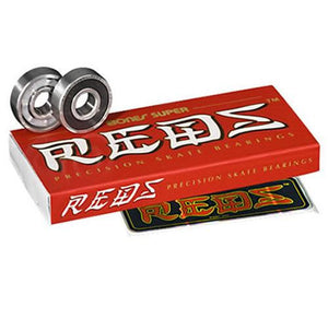 Bones Bearings:  Super Reds Bearings- Edge Boardshop