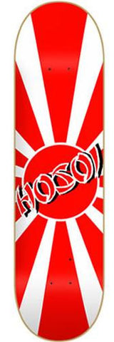 Sims Skateboard Deck: Hosoi Rising Sun Red White