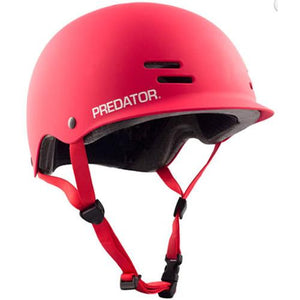 Predator Helmet: FR7 Certified Half Shell Red Helmets Half Shell- Edge Boardshop