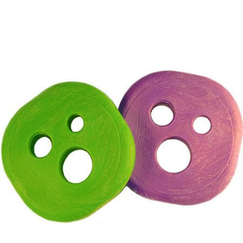 Holesom Slide Pucks: Lime Fruitloop Slide Gloves & Pucks- Edge Boardshop