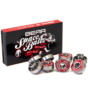 Bear Longboard Bearings: 8mm Space Balls Abec 7 Bearings- Edge Boardshop