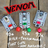 Venom Pivot Cups: High Performance 90a Red