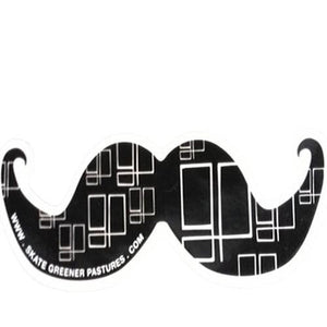 Greener Pastures Sticker: Offshore Sticker Moustache Stickers- Edge Boardshop